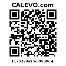 Calevo.com Preisschild 1170298s26-009000-L