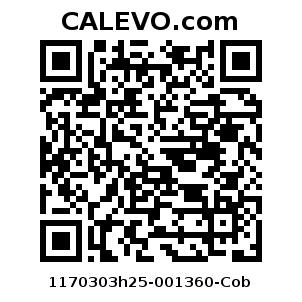 Calevo.com Preisschild 1170303h25-001360-Cob