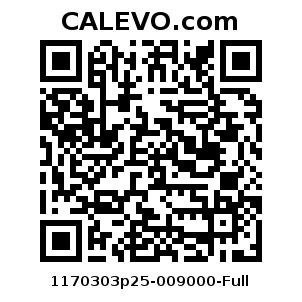 Calevo.com Preisschild 1170303p25-009000-Full