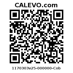 Calevo.com Preisschild 1170303v25-000000-Cob