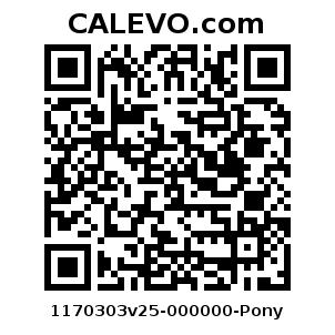 Calevo.com Preisschild 1170303v25-000000-Pony
