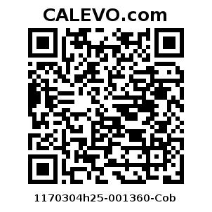 Calevo.com Preisschild 1170304h25-001360-Cob