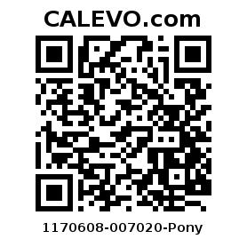Calevo.com Preisschild 1170608-007020-Pony