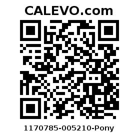 Calevo.com Preisschild 1170785-005210-Pony