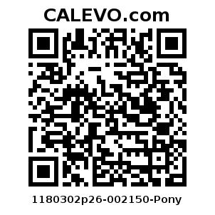 Calevo.com Preisschild 1180302p26-002150-Pony