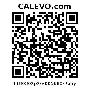 Calevo.com Preisschild 1180302p26-005680-Pony
