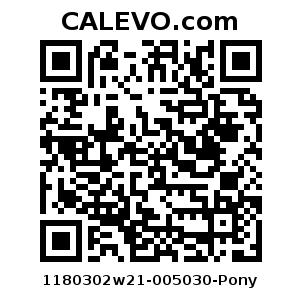 Calevo.com Preisschild 1180302w21-005030-Pony