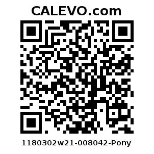 Calevo.com pricetag 1180302w21-008042-Pony