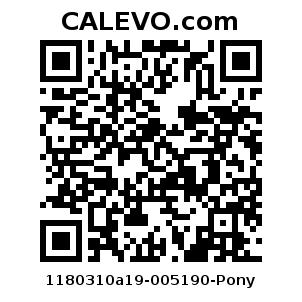 Calevo.com Preisschild 1180310a19-005190-Pony