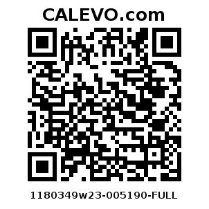 Calevo.com Preisschild 1180349w23-005190-FULL