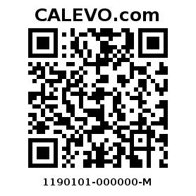 Calevo.com pricetag 1190101-000000-M