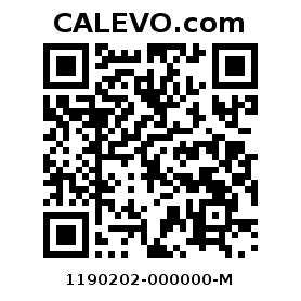Calevo.com pricetag 1190202-000000-M
