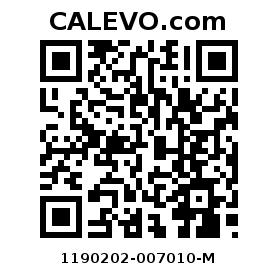 Calevo.com pricetag 1190202-007010-M