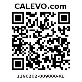 Calevo.com pricetag 1190202-009000-XL