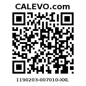 Calevo.com Preisschild 1190203-007010-XXL
