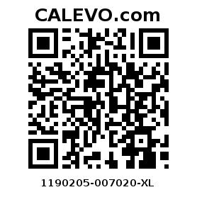 Calevo.com Preisschild 1190205-007020-XL