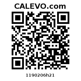 Calevo.com Preisschild 1190206h21