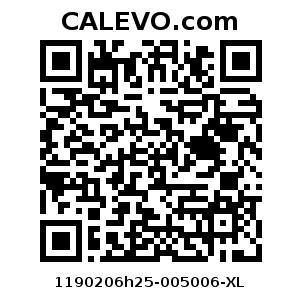 Calevo.com Preisschild 1190206h25-005006-XL