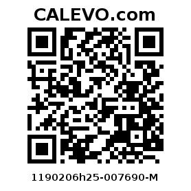 Calevo.com Preisschild 1190206h25-007690-M