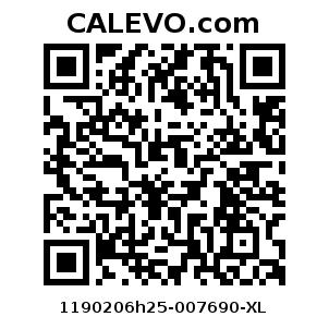 Calevo.com Preisschild 1190206h25-007690-XL