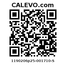 Calevo.com Preisschild 1190206p25-001710-S
