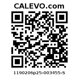 Calevo.com Preisschild 1190206p25-003455-S