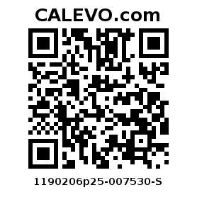 Calevo.com Preisschild 1190206p25-007530-S
