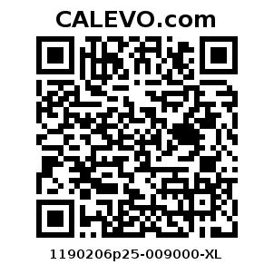Calevo.com Preisschild 1190206p25-009000-XL