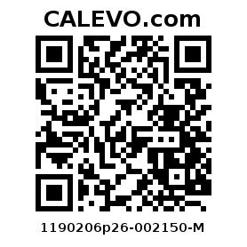 Calevo.com Preisschild 1190206p26-002150-M