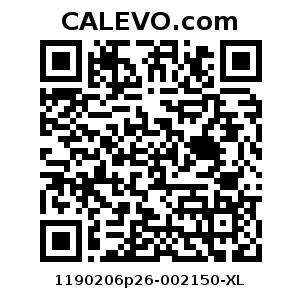 Calevo.com Preisschild 1190206p26-002150-XL
