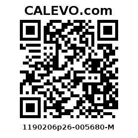 Calevo.com Preisschild 1190206p26-005680-M