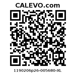 Calevo.com Preisschild 1190206p26-005680-XL