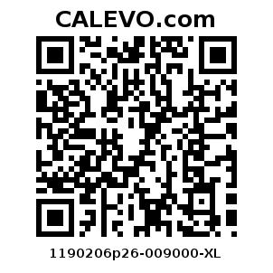 Calevo.com Preisschild 1190206p26-009000-XL