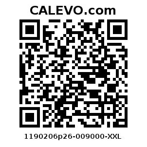 Calevo.com Preisschild 1190206p26-009000-XXL