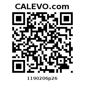 Calevo.com Preisschild 1190206p26