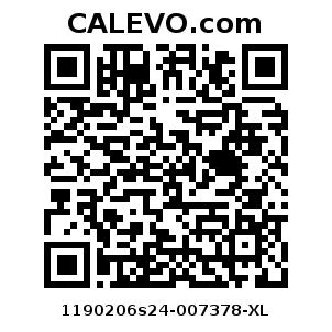 Calevo.com Preisschild 1190206s24-007378-XL