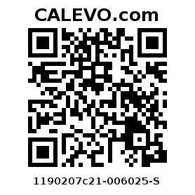 Calevo.com Preisschild 1190207c21-006025-S