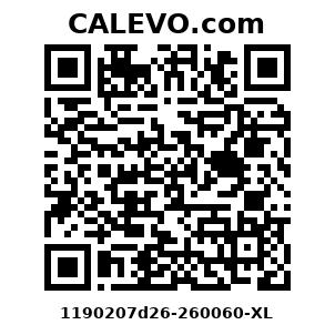 Calevo.com Preisschild 1190207d26-260060-XL