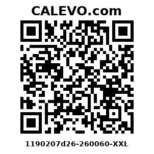 Calevo.com Preisschild 1190207d26-260060-XXL