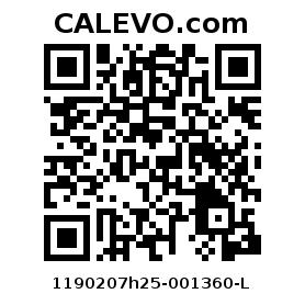 Calevo.com Preisschild 1190207h25-001360-L