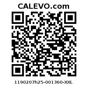 Calevo.com Preisschild 1190207h25-001360-XXL