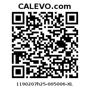 Calevo.com Preisschild 1190207h25-005006-XL