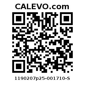 Calevo.com Preisschild 1190207p25-001710-S