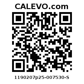 Calevo.com Preisschild 1190207p25-007530-S
