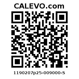 Calevo.com Preisschild 1190207p25-009000-S