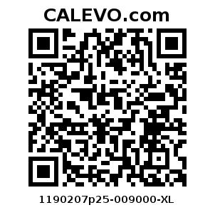Calevo.com Preisschild 1190207p25-009000-XL