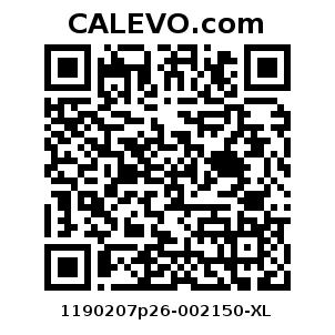 Calevo.com Preisschild 1190207p26-002150-XL