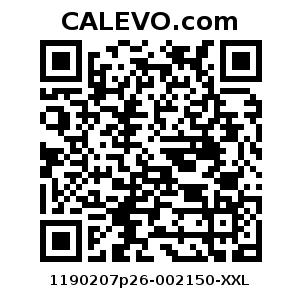 Calevo.com Preisschild 1190207p26-002150-XXL