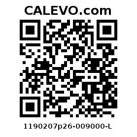 Calevo.com Preisschild 1190207p26-009000-L