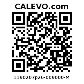 Calevo.com Preisschild 1190207p26-009000-M